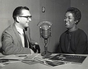 Willis Conover and Sarah Vaughan
