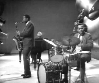 Frankie Dunlop with Monk Quartet on T.V.