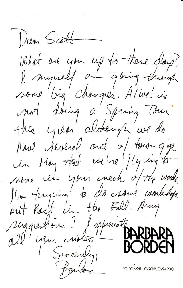 In Search of Barbara Borden | Scott K Fish